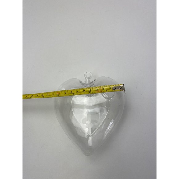 Cute Clear Glass Heart Window Decor, Hanging Plant Holder/ Water Beads - Picture 5 of 16